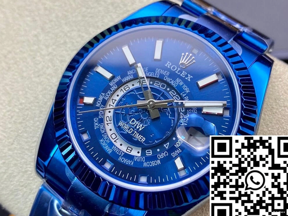 Dial WWF 40MM Dweller Factory Rolex Sky Blue DIW 0306